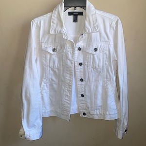 Forever 21 white denim jacket - medium